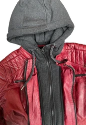 Redbridge Herren Bikerjacke mit Kapuze 