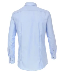VENTI Langarmhemd Modern Fit Button-Down-Kragen (113644200) Blau/Hellblau/Dunkelblau