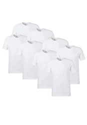 adidas Performance Poloshirt Crew Neck T-Shirt 8PK