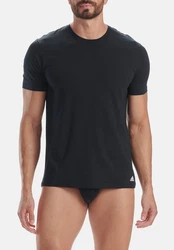 adidas Performance Poloshirt Crew Neck T-Shirt (4PK) Schwarz/Grau/Dunkelgrau