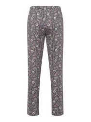 Hanro Pyjamahose Night & Day Lila/Grau/Rosa/Braun