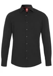 Pure Businesshemd Langarmhemd Slim Fit Kentkragen Schwarz/Dunkelgrau/Dunkelblau/Rot