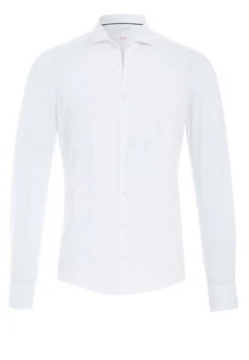 Hatico Langarmhemd uni regular fit