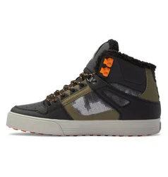 DC Shoes Pure High WNT Winterboots Dunkelgrün/Grün/Schwarz/Dunkelgrau/Hellgrau