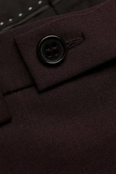 Digel Anzughose Noah 5-Pocket Hose Braun/Dunkelrot/Bordeaux/Rot