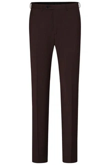 Digel Anzughose Noah 5-Pocket Hose Braun/Dunkelrot/Bordeaux/Rot