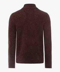 Brax Strickpullover Dunkelrot/Bordeaux/Braun