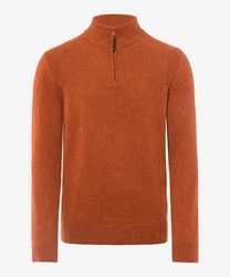 Brax Pullover Orange/Braun/Rot