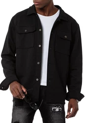 RedBridge Hemdjacke Herren Wide Cut Schwarz