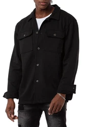 RedBridge Hemdjacke Herren Wide Cut Schwarz