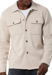 RedBridge Hemdjacke Herren Wide Cut Khaki/Beige/Braun