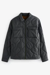 Steppjacke Hemdjacke mit Zwiebelsteppmuster (1-St)
