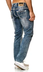 Baxboy Regular-fit Jeans Straight Fit Denim Blau