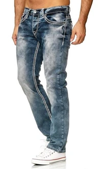 Baxboy Regular-fit Jeans Straight Fit Denim Blau Baxboy Regular-fit Jeans Straight Fit Denim Blau