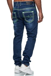 Baxboy Regular-fit Jeans Straight Fit Denim Blau/Dunkelblau/Lila