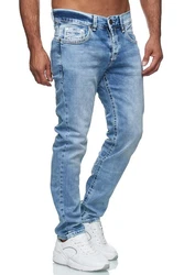Baxboy Regular-fit Jeans Straight Fit Denim Hellblau/Blau