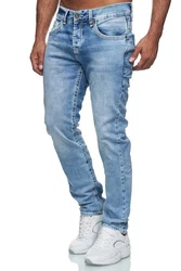Baxboy Regular-fit Jeans Straight Fit Denim Hellblau/Blau