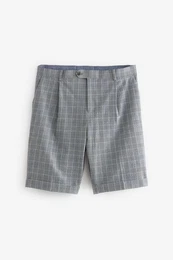 Shorts Karierter Seersucker-Anzug: Shorts (1-tlg)