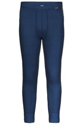 Ammann Lange Unterhose Jeans Feinripp Dunkelblau/Blau/Hellblau