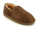Shepherd Herren Lammfellhausschuh Bosse antique/cognac/Braun