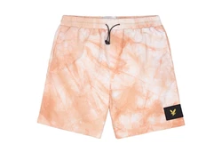 Lyle & Scott Badeshorts Orange/Rosa