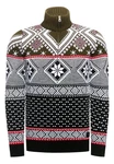 Rusty Neal Strickpullover Schwarz/Gelb/Weiß/Mischfarben/Braun/Hellblau