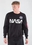 Alpha Industries Sweater NASA Reflective Dunkelblau/Schwarz/Dunkelgrau