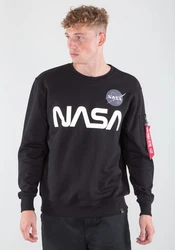 Alpha Industries Sweater NASA Reflective Dunkelblau/Schwarz/Dunkelgrau