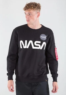 Alpha Industries Sweater NASA Reflective Dunkelblau/Schwarz/Dunkelgrau Alpha Industries Sweater NASA Reflective Dunkelblau/Schwarz/Dunkelgrau