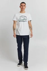 Blend 5-Pocket Jeans BHPants Blau/Weiß/Creme