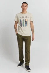 Blend 5-Pocket Jeans BHPants Khaki/Beige/Dunkelgrün