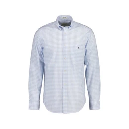 Langarmhemd 3000120 Herren Regular Poplin Gingham Hemd