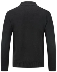 Allthemen Cardigan mit Stehkragen Strickjacke Herren Dunkelgrau/Dunkelblau/Schwarz/Grau