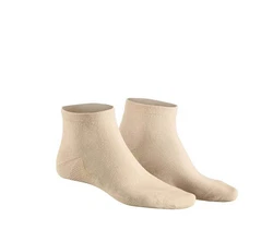 Hudson Basicsocken Dry Cotton Sneaker Socken Beige/Khaki/Weiß/Braun