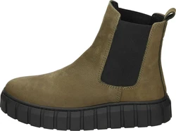 Piazza Stiefeletten Chelseaboots Dunkelgrün/Khaki