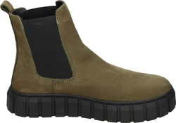 Piazza Stiefeletten Chelseaboots Dunkelgrün/Khaki