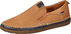 Manitu Slipper mit Gummizug Beige/Braun