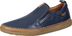 Manitu Slipper mit Gummizug Hellblau/Dunkelblau/Blau