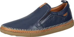 Manitu Slipper mit Gummizug Hellblau/Dunkelblau/Blau
