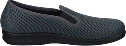 Fly Flot Hausschuhe mit Gummizug Dunkelblau/Blau/Grau