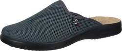 Fly Flot Pantoletten Pantoffel Dunkelgrün/Hellblau/Dunkelblau/Türkis/Grau