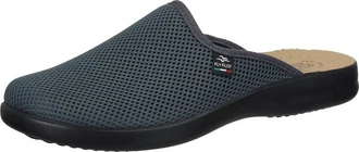 Fly Flot Pantoletten Pantoffel Dunkelgrün/Hellblau/Dunkelblau/Türkis/Grau