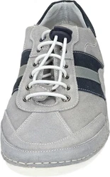 Manitu Schnürer Schnürschuh Grau/Blau/Hellgrau/Dunkelblau