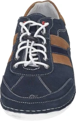 Manitu Schnürer Schnürschuh Blau/Dunkelblau/Hellblau/Braun