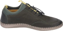 Manitu Schnürer Schnürschuh Dunkelgrün/Grün