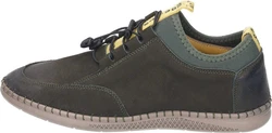 Manitu Schnürer Schnürschuh Dunkelgrün/Grün