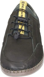 Manitu Schnürer Schnürschuh Dunkelgrün/Grün
