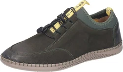 Manitu Schnürer Schnürschuh Dunkelgrün/Grün