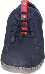 Manitu Schnürer Schnürschuh Blau/Dunkelblau/Hellblau