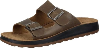 Fly Flot Pantolette Braun/Dunkelbraun/Beige/Khaki